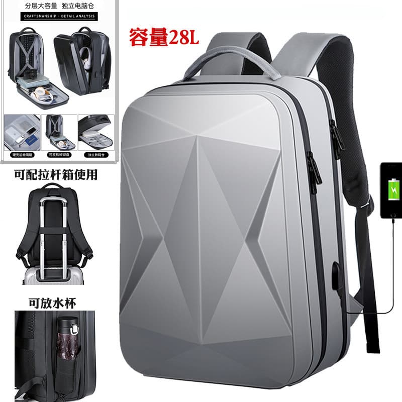 Bolsa para computador à prova d'água de grande capacidade, mochila masculina para jogos de 17.3 polegadas