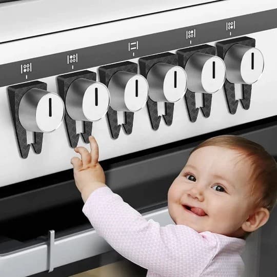 2023 Novo protetor infantil para interruptor de fogão a gás
