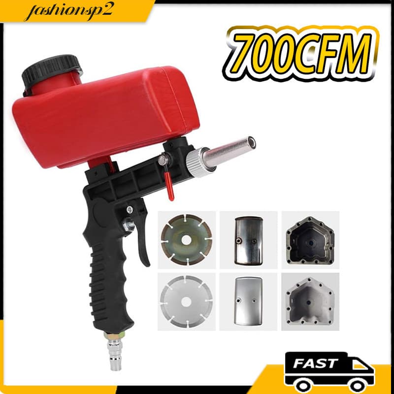 Pistola De Jateamento Pneumática Portátil 700CFM PARA Wall Paints P/Limpeza Metal -Concreto Jato de Areia PRONTA ENTREGA
