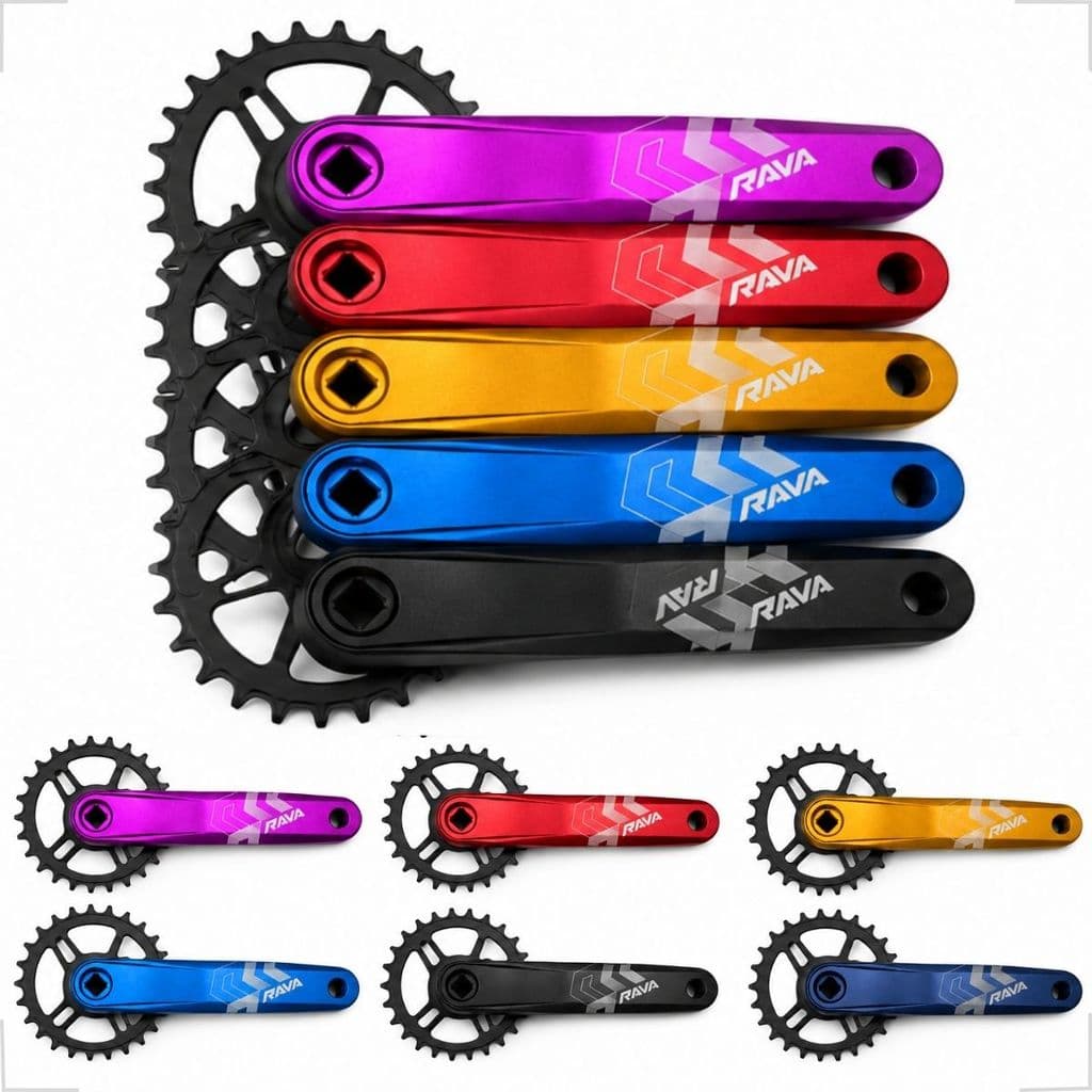 Pedivela Rava TSW Single Speed 34D MOD 2 MTB Wheeling Grau Pump Track Coroa Fixa Alumínio 170mm