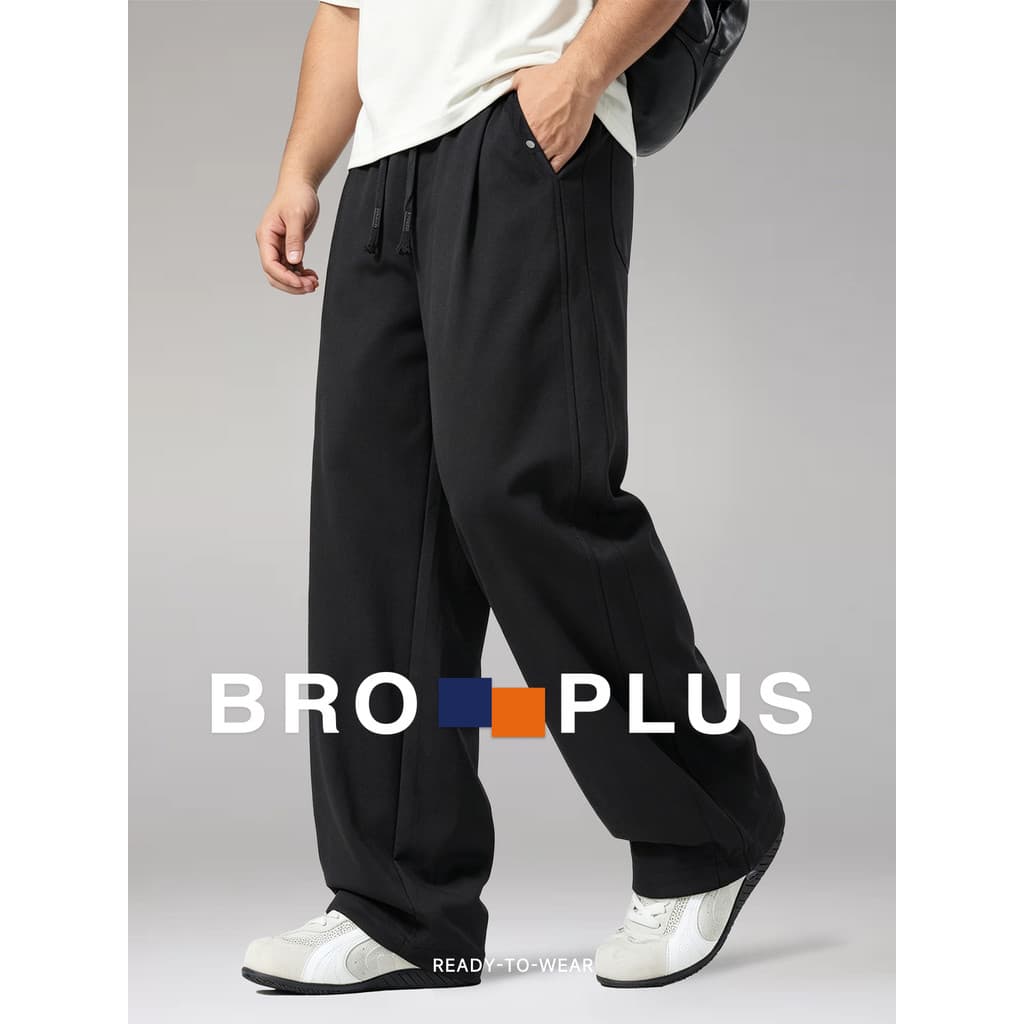 Fat Brother calças casuais plus Size masculino 2026 verão novo estilo mais gordura mais Extra longo gordo cara Machete c