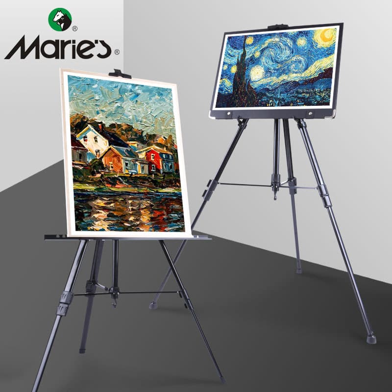 Marley Cavalete Arte Estudantes Dedicado Portátil Esboço Prancheta Cavalete Iniciante Suporte de Mesa de Mesa Multifunci