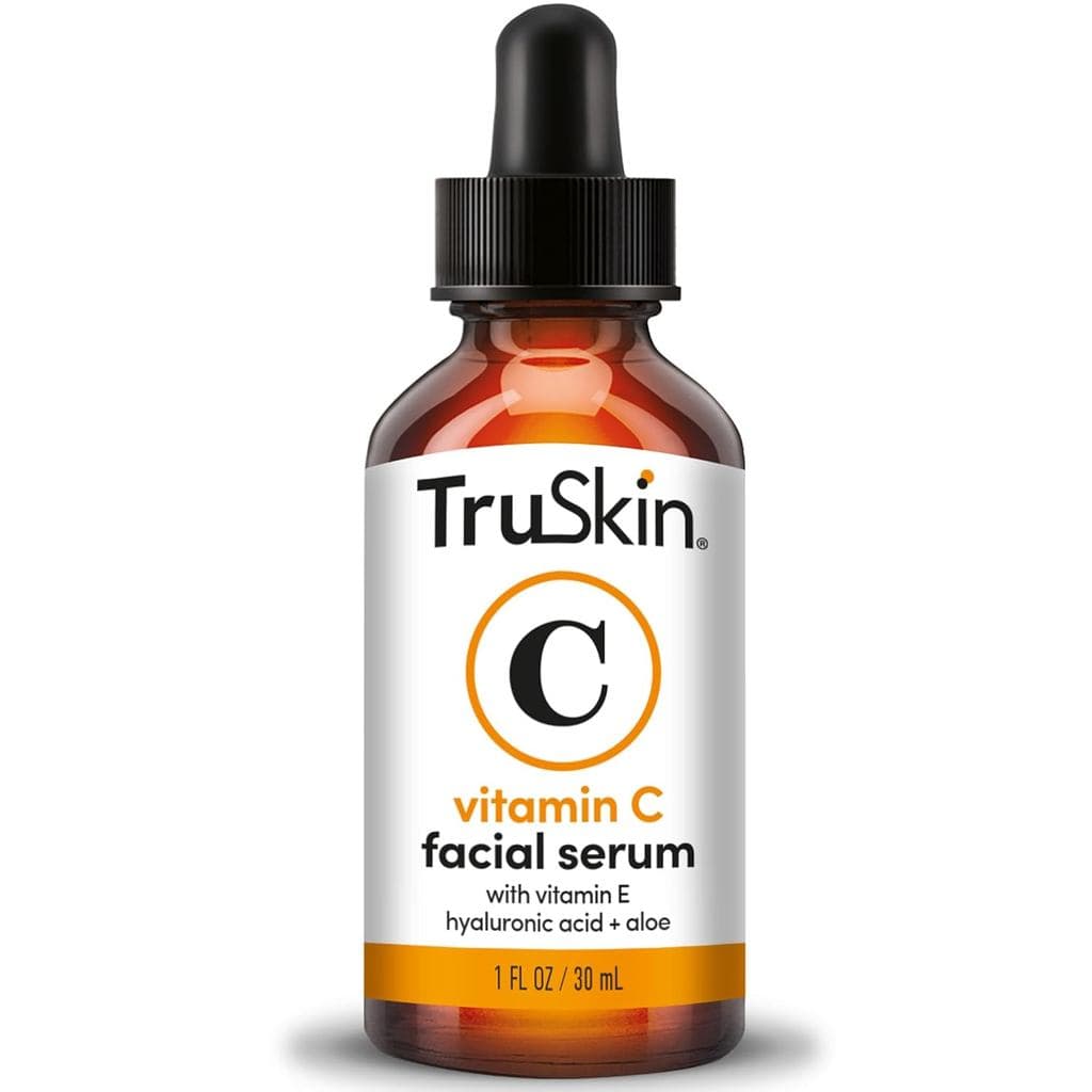 Sérum Facial de Vitamina C TruSkin – Sérum Facial Anti-Envelhecimento com Ácido Hialurônico e Vitamina E – Fórmula Ilumi