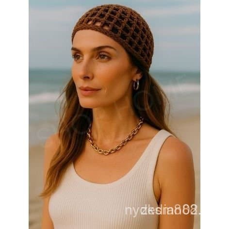 Touca de Crochê Estilo Boêmio Fashionável |     Chapéu de crochê de alta qualidade