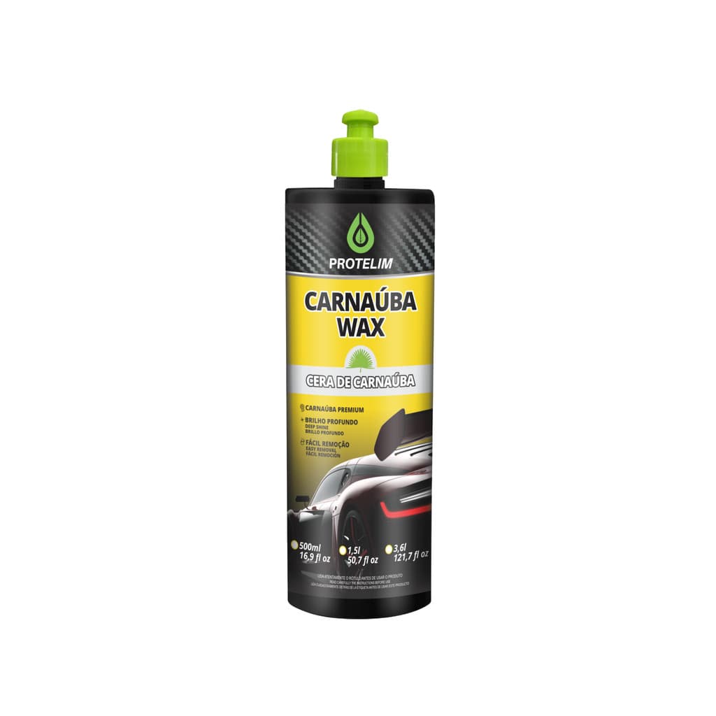 CARNAUBA WAX CERA AUTOMOTIVA DE ALTA PROTEÇÃO 500ML PROTELIM
