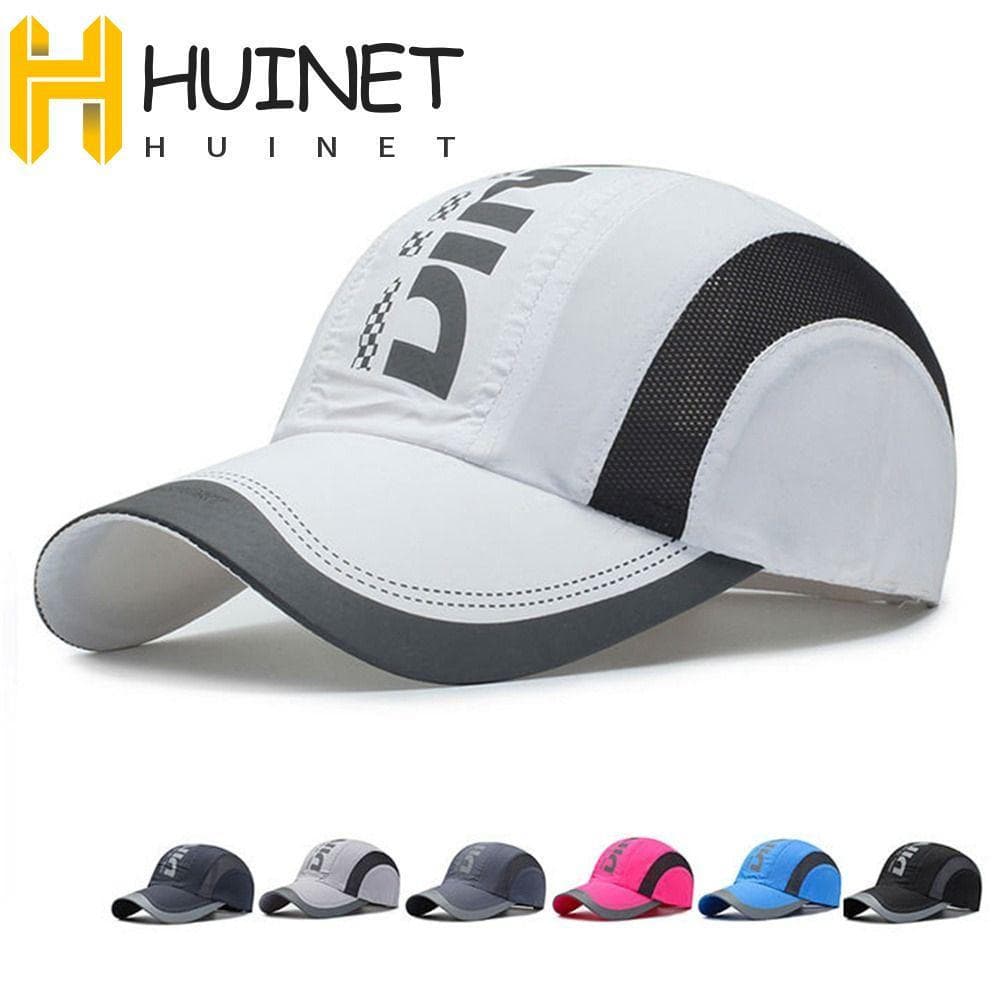 Boné De Secagem Rápida HUINET , Chapéu Esportivo Snapback À Prova D'água , Beisebol Ajustável Respirável Ultrafino Para