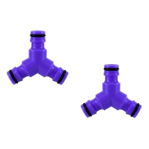 Kit 2 Conector Mang. Triplo Engate Rap. Encaixe 1/2-palisad