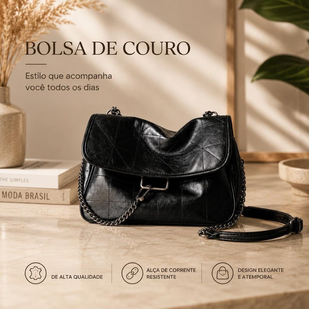 Bolsa Transversal Matelassê - Festa Trabalho Dia a Dia - Feminina - Elegante - Cabe Celular 6.7 Pol e Chaves