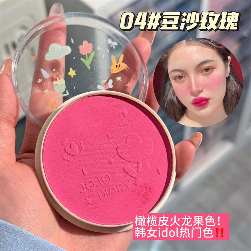 Diário longo Blush fosco monocromático brilho destaque reparação Natural expansão cor puro desejo clareamento Rouge fals