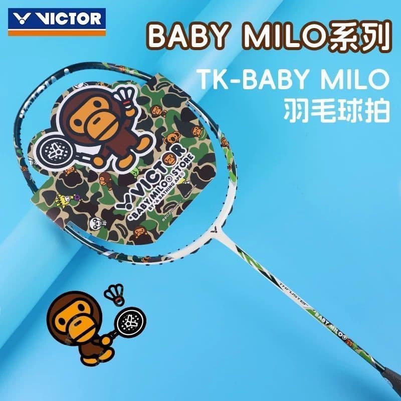 Guizhou Baiyao Hardware Co., Ltd. [VICTOR] Wickdo TK-BABY MILO Monkey Victory Raquete de Badminton Ataque de assalto Con