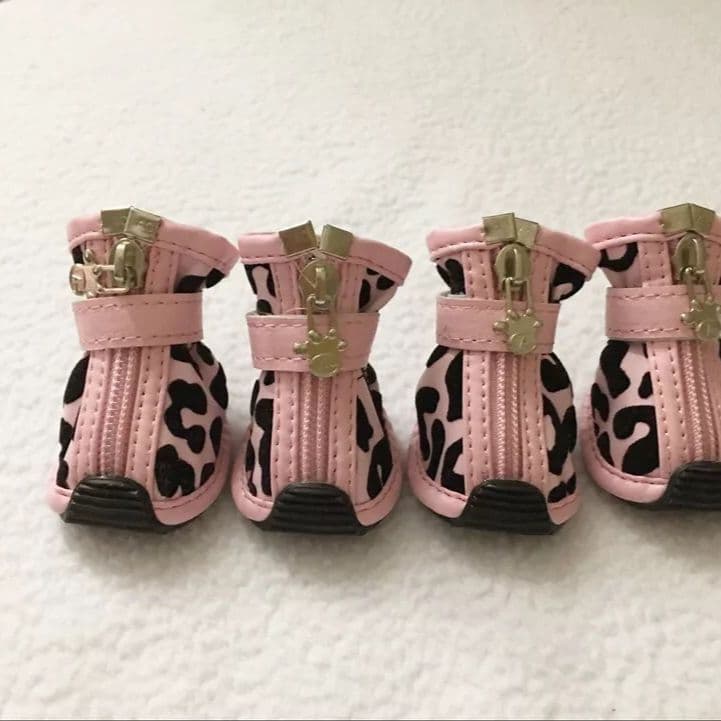 Sapatos para cães Schnauzer Teddy Poodle Pomeranian Dog Pet Shoes Sapatos para cães com sola inclinada