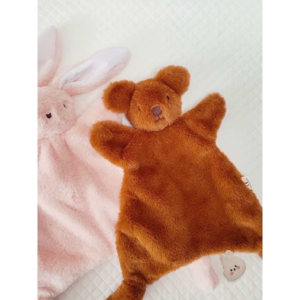 Boa exportação ~ bebê dormir brinquedo boneca coelho toalha calmante cão calmante boneca ~ Coaxing dormir calmante ~