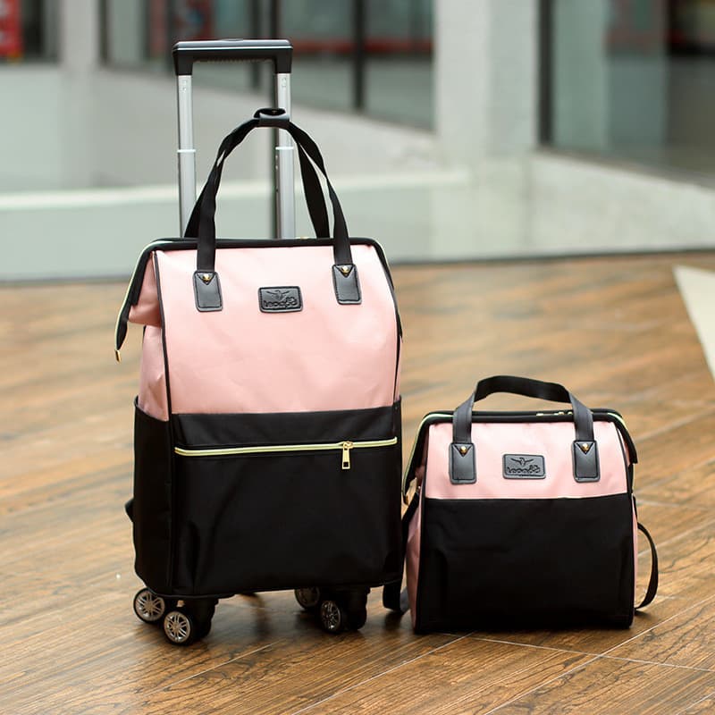 Saco de carrinho de curta distância Universal roda saco de viagem feminino à prova dwaterproof água Ultra-leve trole moc