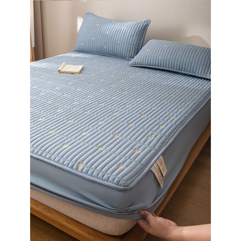 MUJI classe A capa de cama espessada à prova de urina à prova d'água, peça única, colchão Simmons, capa protetora, lenço
