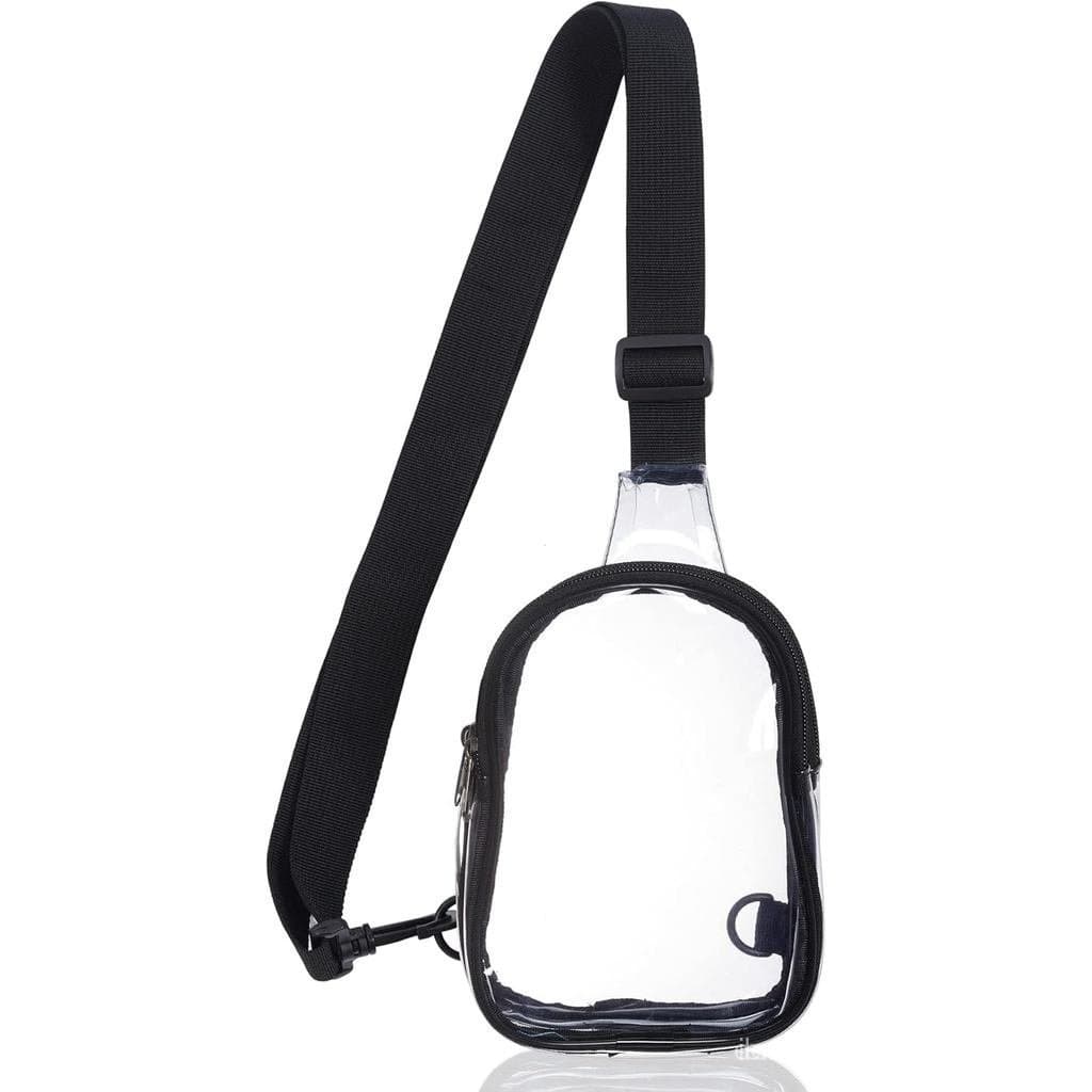 Bolsa de Peito Transparente Mini Aprovada para Estádios, Bolsa Transversal para Concertos para Mulheres
