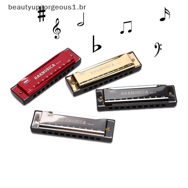 BEAUT 10 Buracos Gaita Boca Órgão Quebra-Cabeça Instrumento Musical Ensino Para Iniciantes