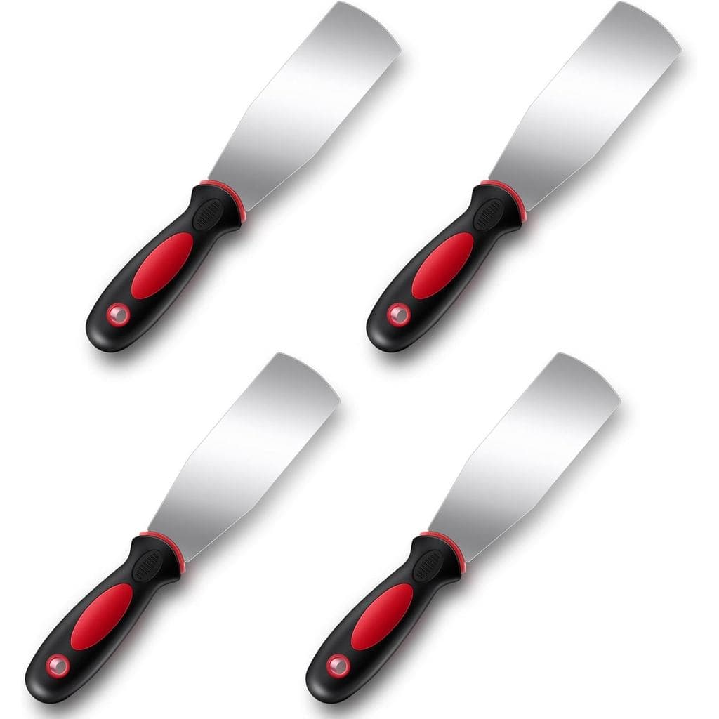 4 Peças de Raspadores de Deck para Manutenção de Cortadores de Grama de 2'' em Aço Inoxidável de Alta Resistência, Acess