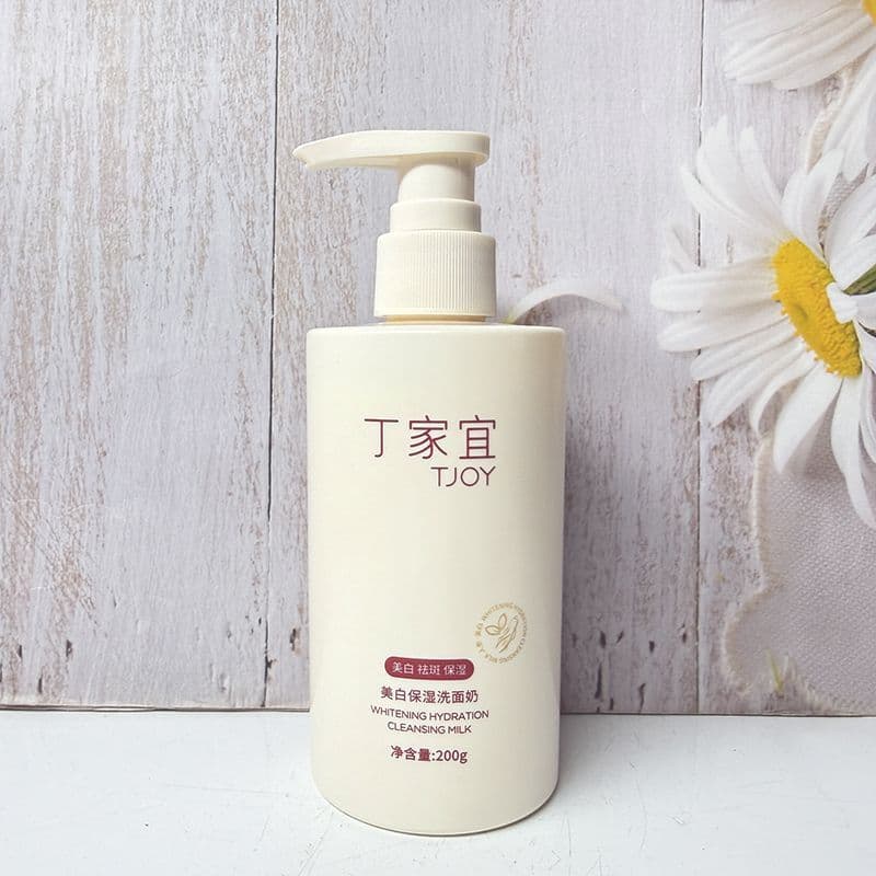 Dingjiayi Clareamento Hidratante Limpador Facial Hidratante Remoção de Sardas Hidratante Não Espuma Iluminando o Tom da