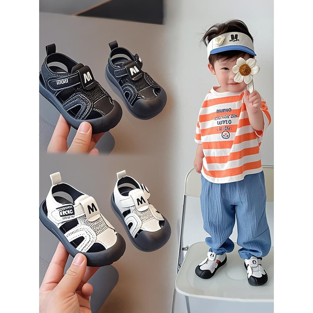 Sandálias de bebê menino bebê criança sapatos de verão sapatos de bebê antiderrapante sola macia meninas sapatos 0-1-2 a
