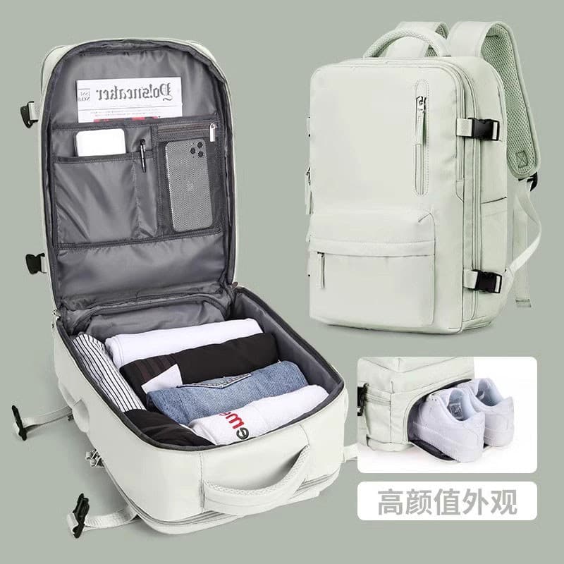 Mochila de viagem alemã, bolsa de bagagem de viagem de curta distância, grande capacidade, bolsa para computador de estu