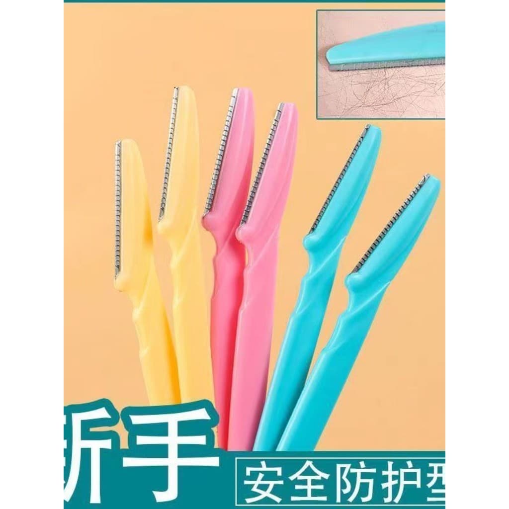 Aparador de sobrancelha de segurança para iniciantes, aparador de sobrancelha Manual, lâmina de cabelo, faca de sobrance