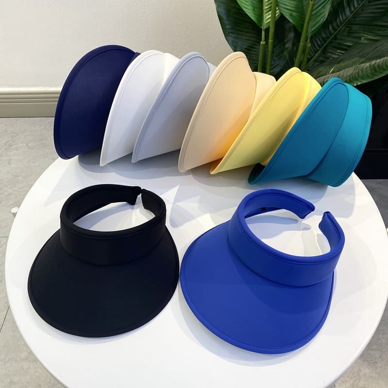 Final da noite Zhao Lusi mesmo estilo Anti-ultravioleta vazio chapéu superior feminino verão viagem ao ar livre uv prote
