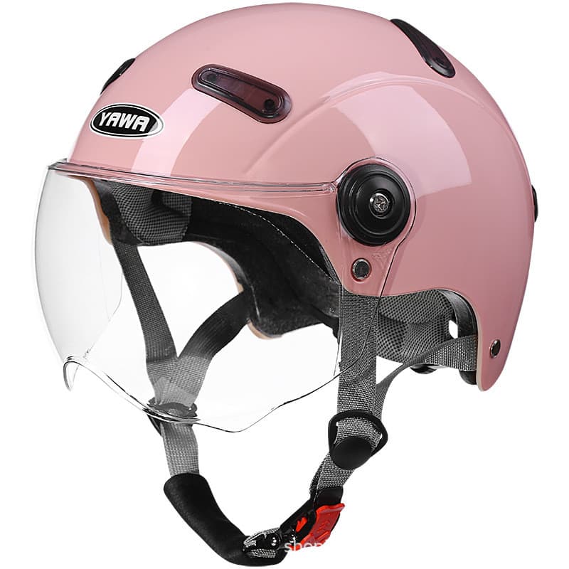 Capacete de segurança estilo verão Retro Universal 3c veículo elétrico meio capacete das mulheres dos homens capacete da