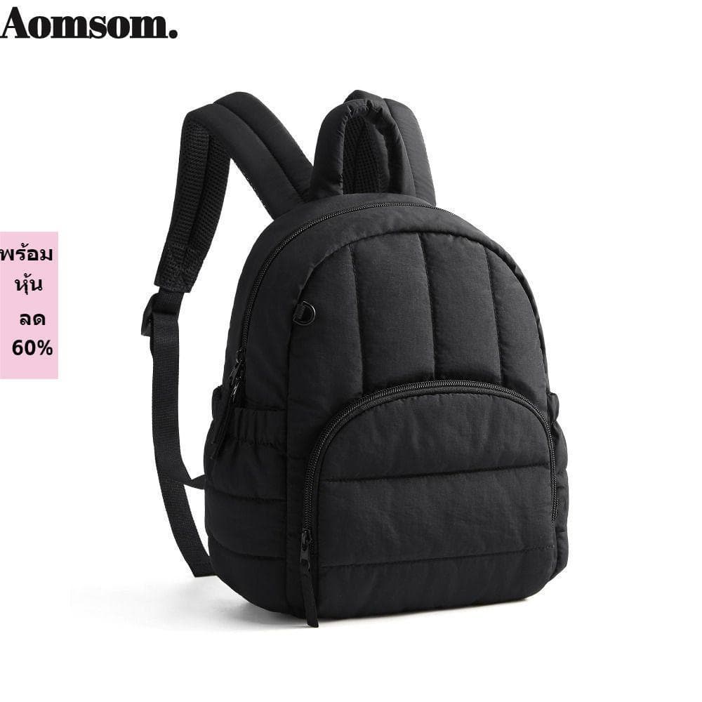 Mini Mochila AOMSOM Para Mulheres , Mochilas Acolchoadas Estudantes , De Viagem Versátil Casual Leve E Resistente À Água