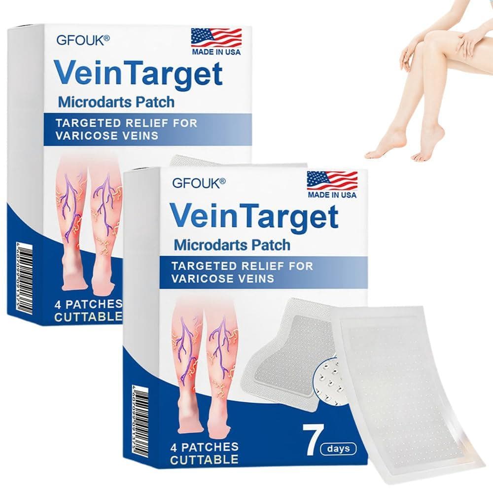 VeinTargetMicrodartsPatch, Tratamento Profissional para Varizes nas Pernas, GFOUK VeinTargetPatch, Melhora a Circulação