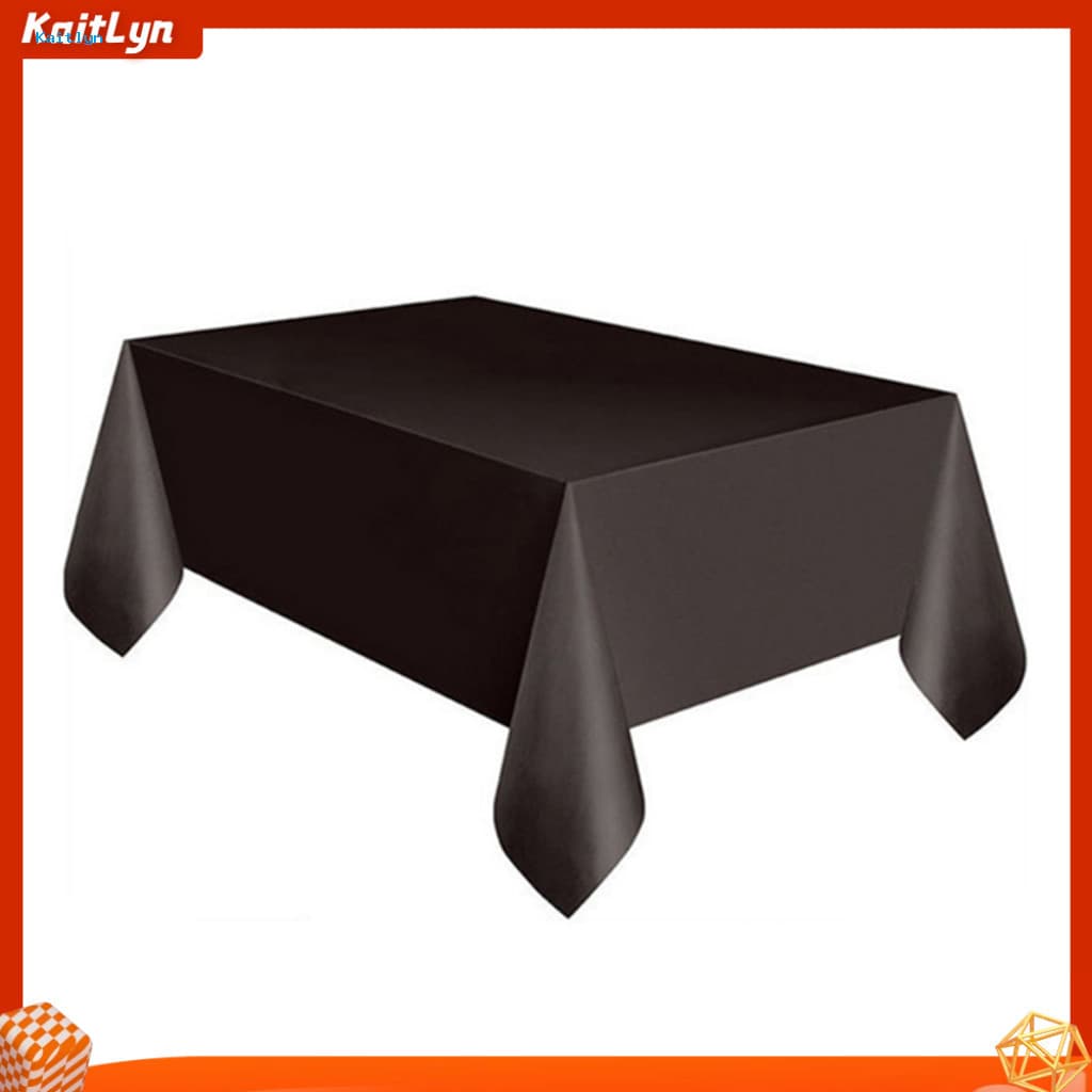 < Kaitlyn > Toalha De Mesa Retangular De Cor Sólida Para De Jantar , Decoração De Festa De Aniversário