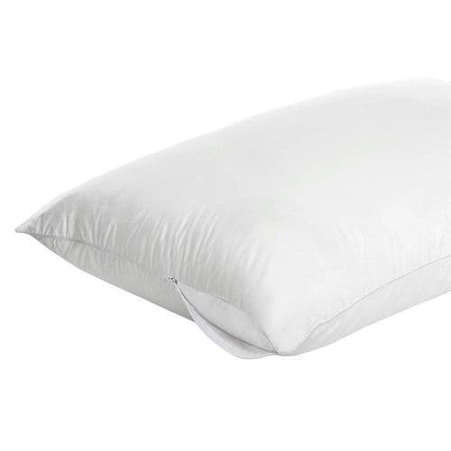 Capa Travesseiro Impermeavel Protecao Antialergica Resistente Ziper Facil Lavagem Conforto