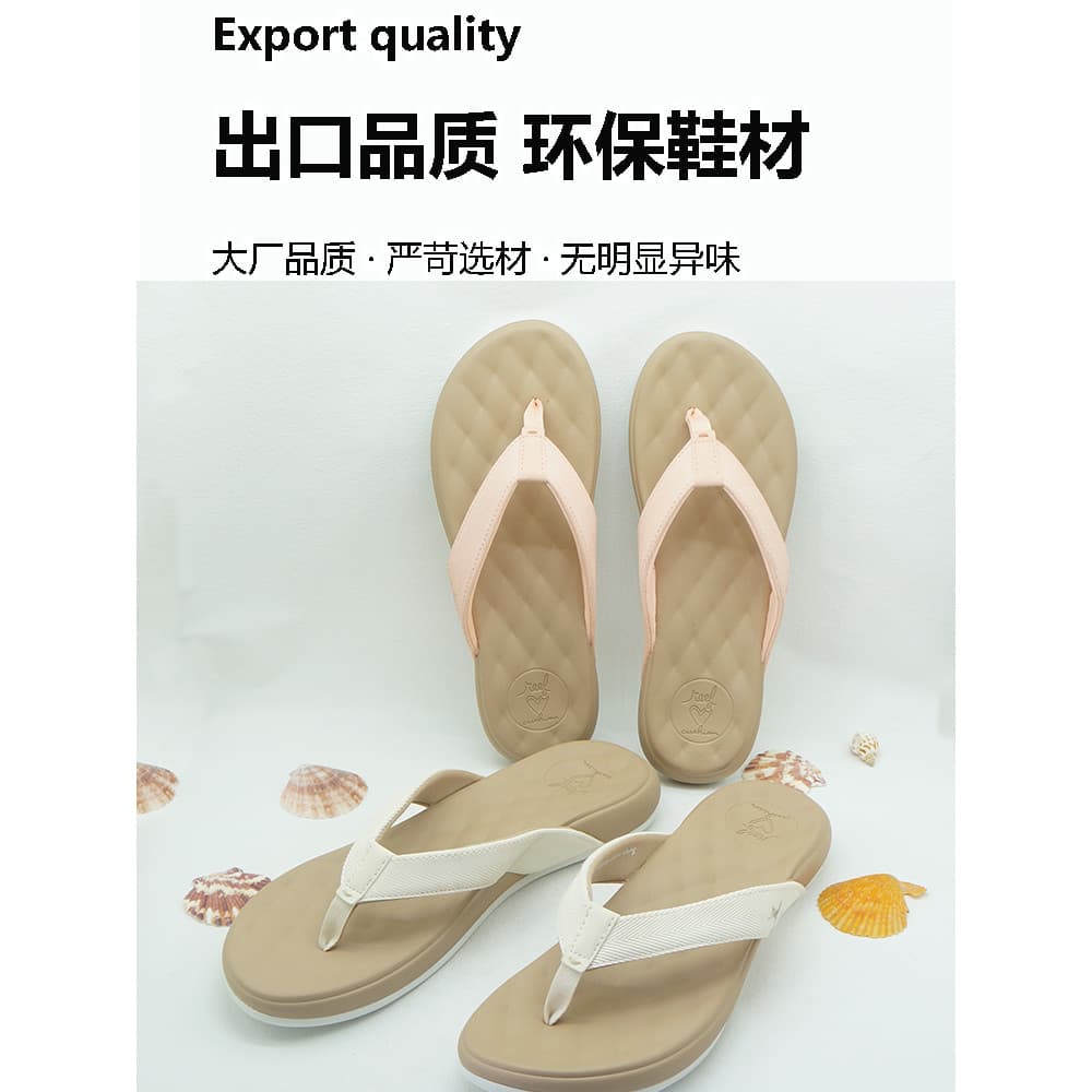 Novo estilo verão comércio exterior de alta qualidade senhoras flip-flops antiderrapante sola macia Casual moda praia fl