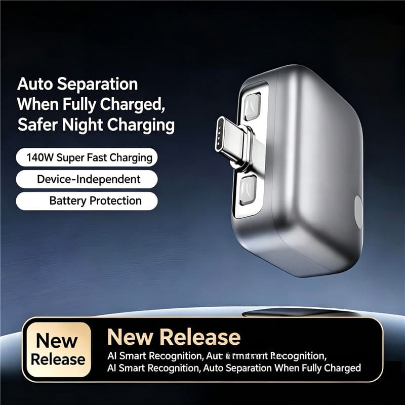 [Novidades] Desconector Automático De Carga Completa Inteligente Adaptador De Carregamento Rápido De 140 W De Parada Aut