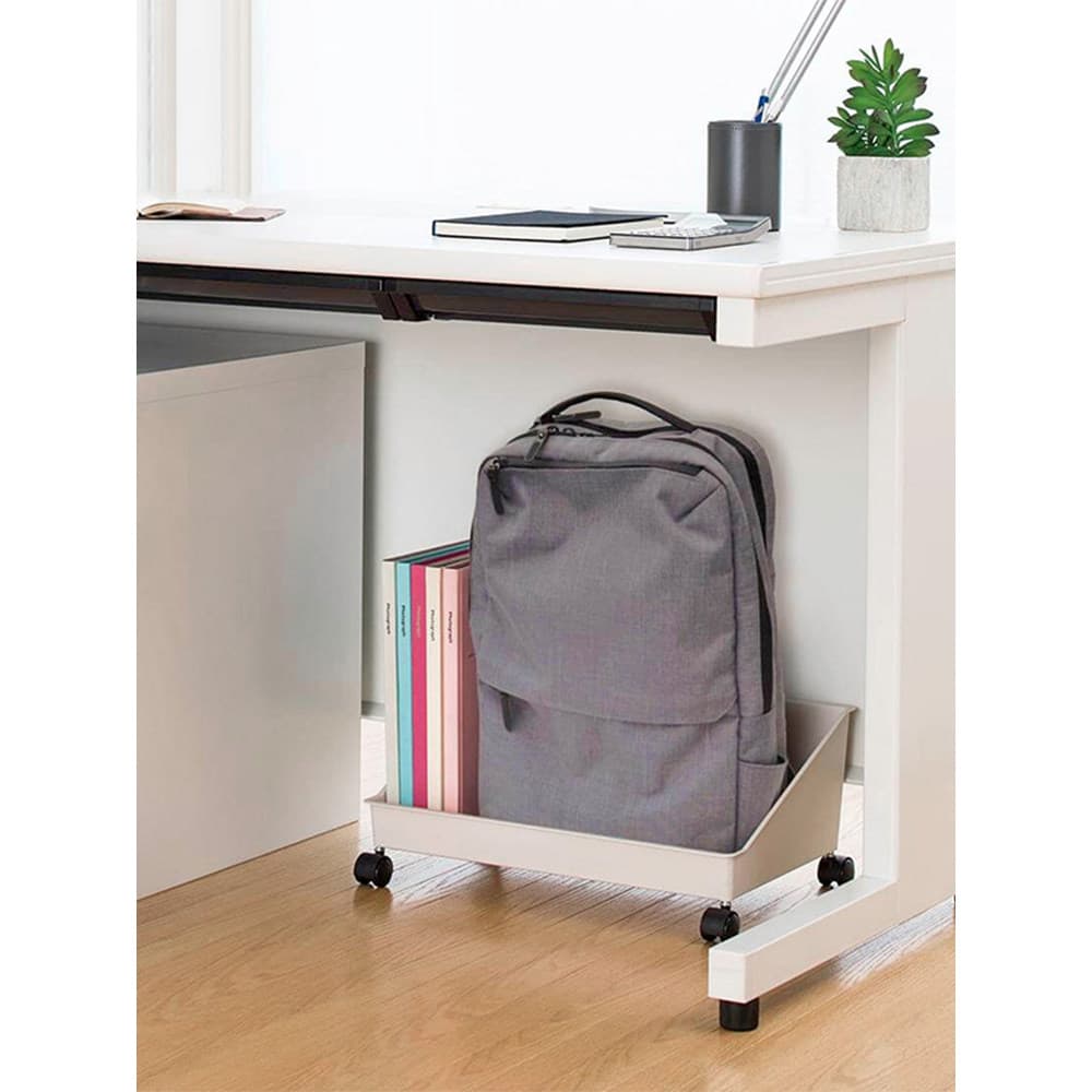Tenma Tenma Tenma 株式会社 Caixa de armazenamento sob a mesa Prateleira de escritório Bolsa escolar Caixa de armazenamento d