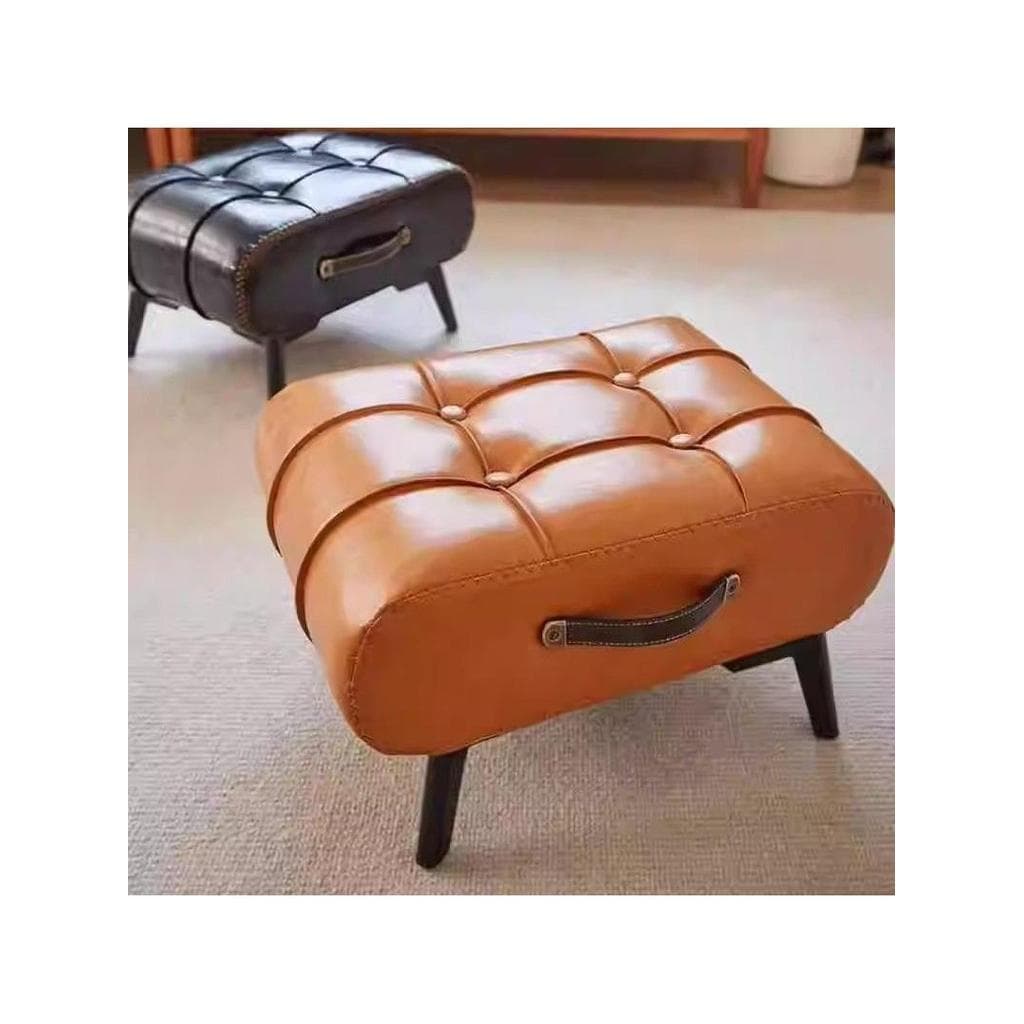 Banqueta para troca de sapato, porta doméstica, banco de embrulho macio, entrada usando banco de sapato, luz, luxo, simp