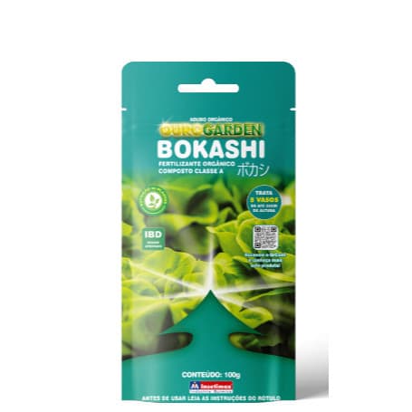 Bokashi 100g Fertilizante Adubo Orgânico Misto Natural Grow