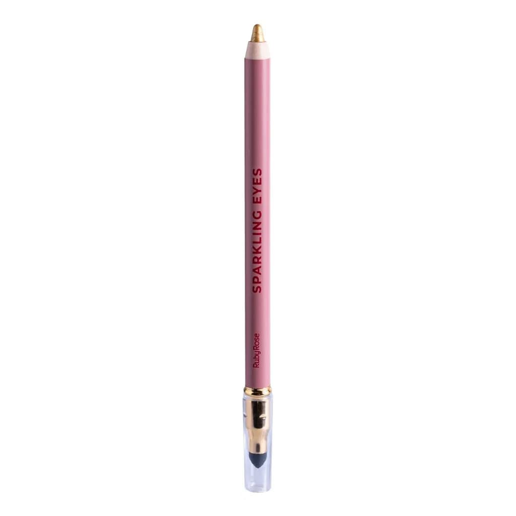 Lápis De Olho Cores Cintilantes Sparkling Eyes Linha Rosa Ru Acabamento Acetinado Cor Golden Years