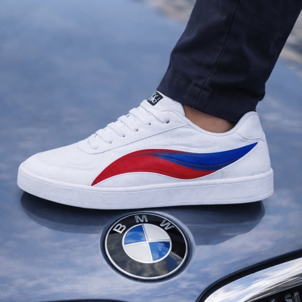 2 coresTenis Masculino e Feminino Bmw Motorsport Pu /\/\ A Casual Promoção