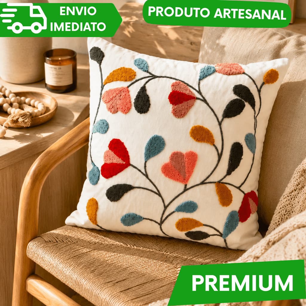 Capa Decorativa que Transforma Quartos Simples em Ambientes Sofisticados - CAPA DE ALMOFADA LUXO