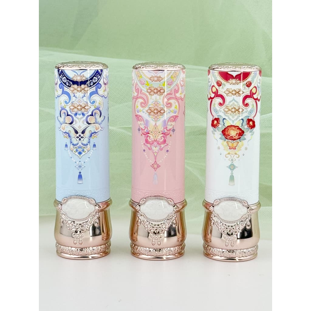 Flor sabe borboleta nuvem ombro série sólido esmalte labial c01 Tangli 3 sândalo 5 Taoyao 06 cardamomo 07 feijão vermelh