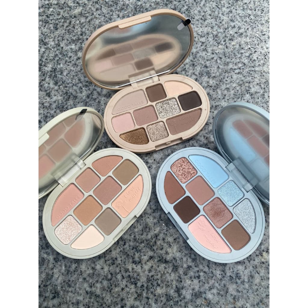 Gogo dança Lolita paleta de sombras dez cores fosco fino Flash perolado paleta abrangente cor terra Blush contorno peque