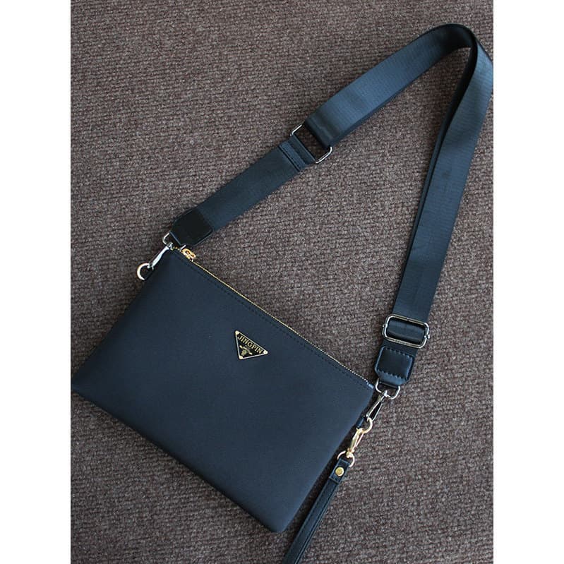 carteira masculina com ziper carteira masculina Bolsa de lona bolsa mensageiro multifuncional menino clipe saco 2025 nov