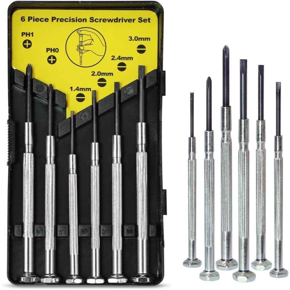 Kit Mini Chave de Fenda Phillips com Estojo, Ferramenta Portátil para Celulares e Relógios JI SHOP