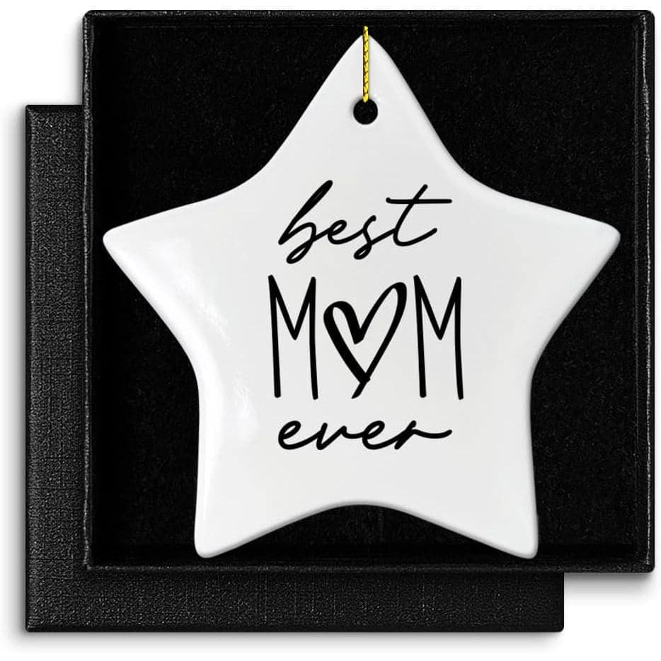 Enfeite de Natal para Mãe, Melhor Mãe de Todas, Presente de Lembrança para o Dia das Mães e Aniversário da Filha, Filho