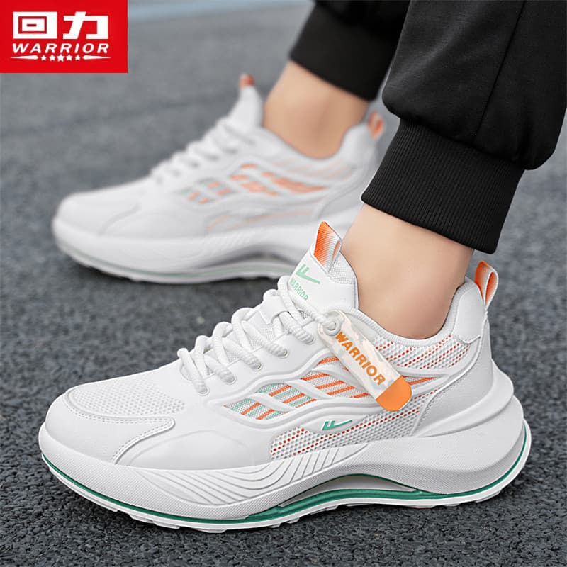 Puxar para trás sapatos masculinos primavera novo estilo All-Match sapatos papai de sola grossa versão coreana respiráve