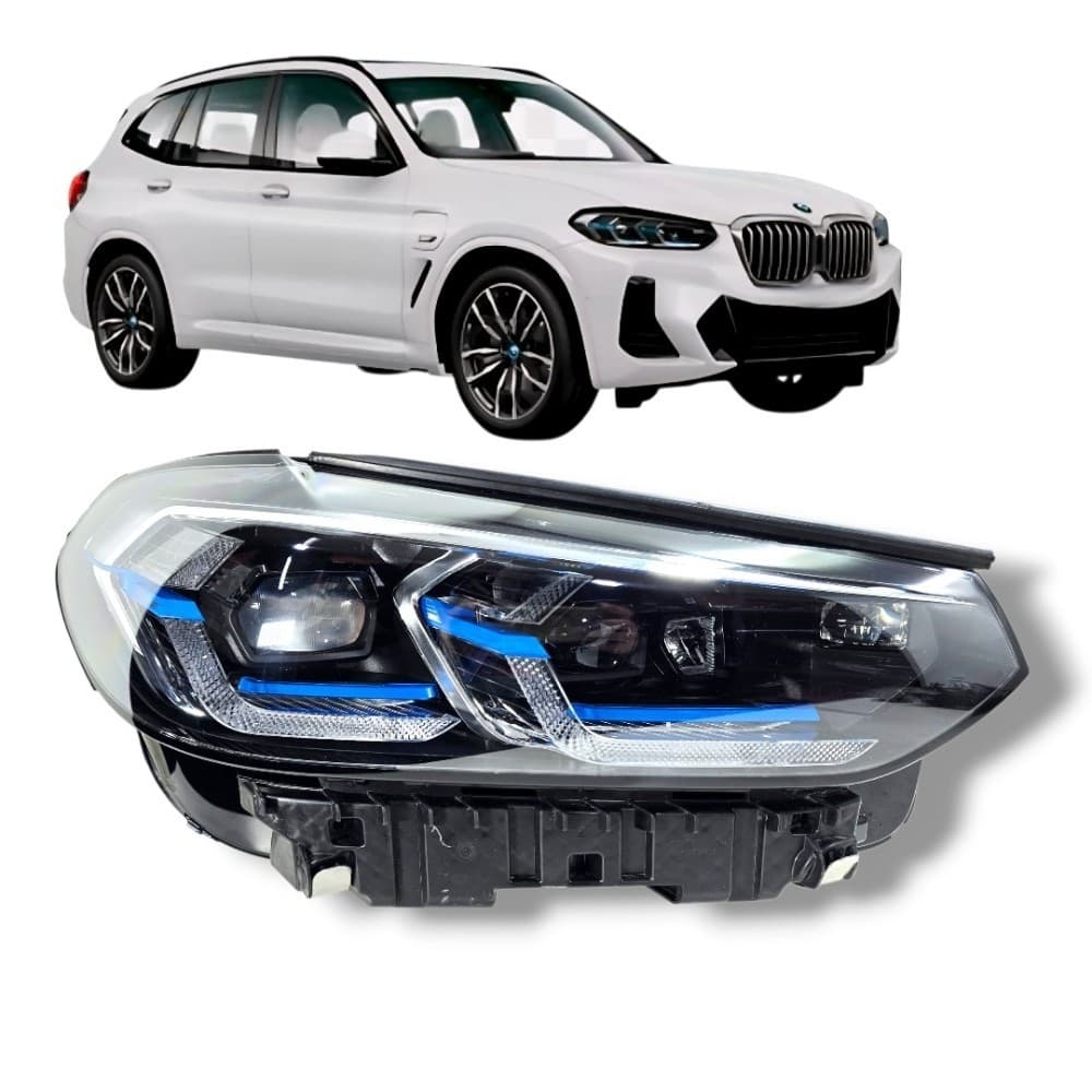 Farol direito BMW X3 e IX3 2022 2023 2024 Laser