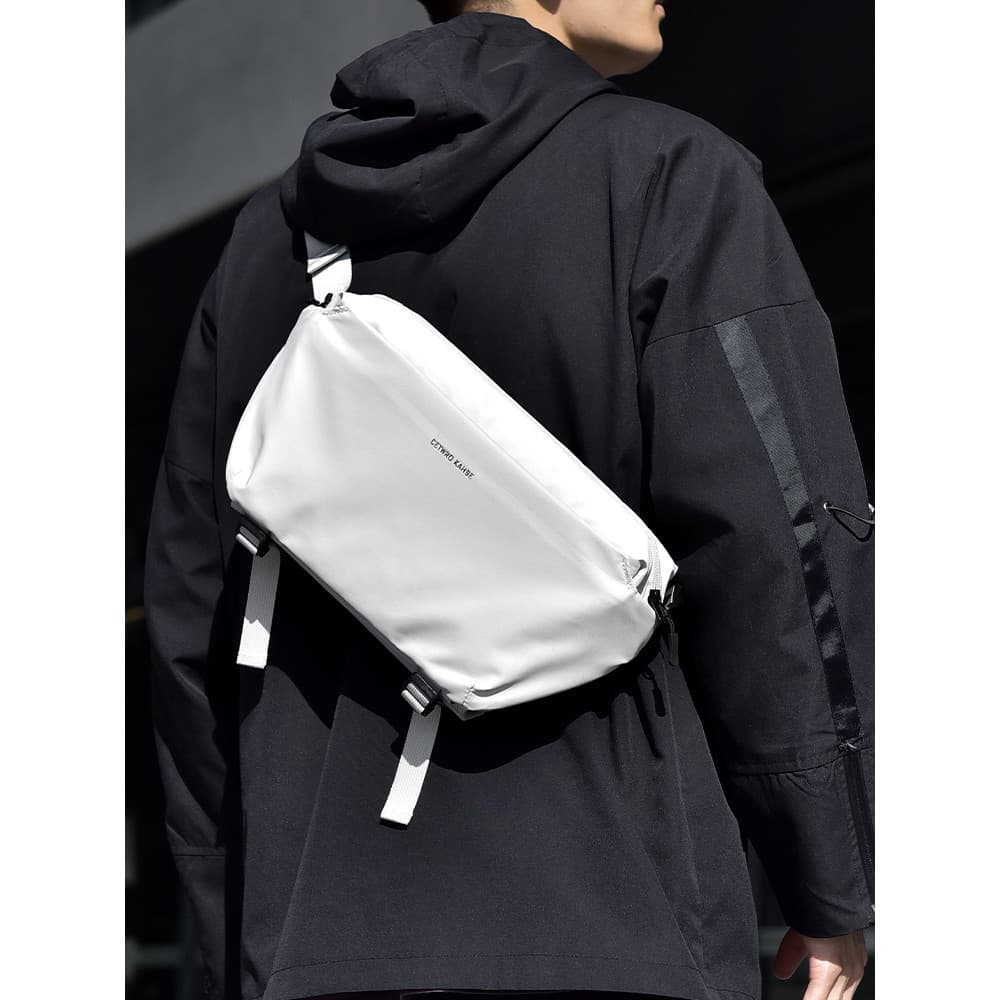 Bolsa mensageiro masculina novo estilo ciclismo funcional ferramentas saco do mensageiro Casual saco de peito masculino