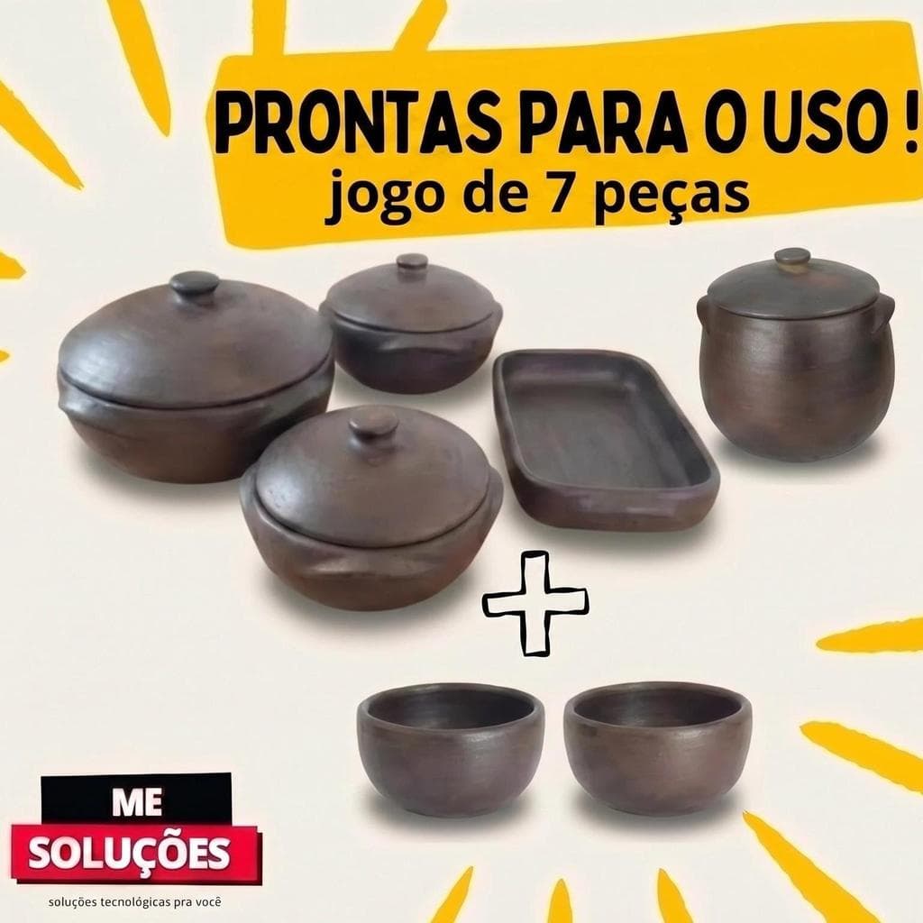 Oferta Dia das Mães Panela de Barro Capixaba + Cumbucas