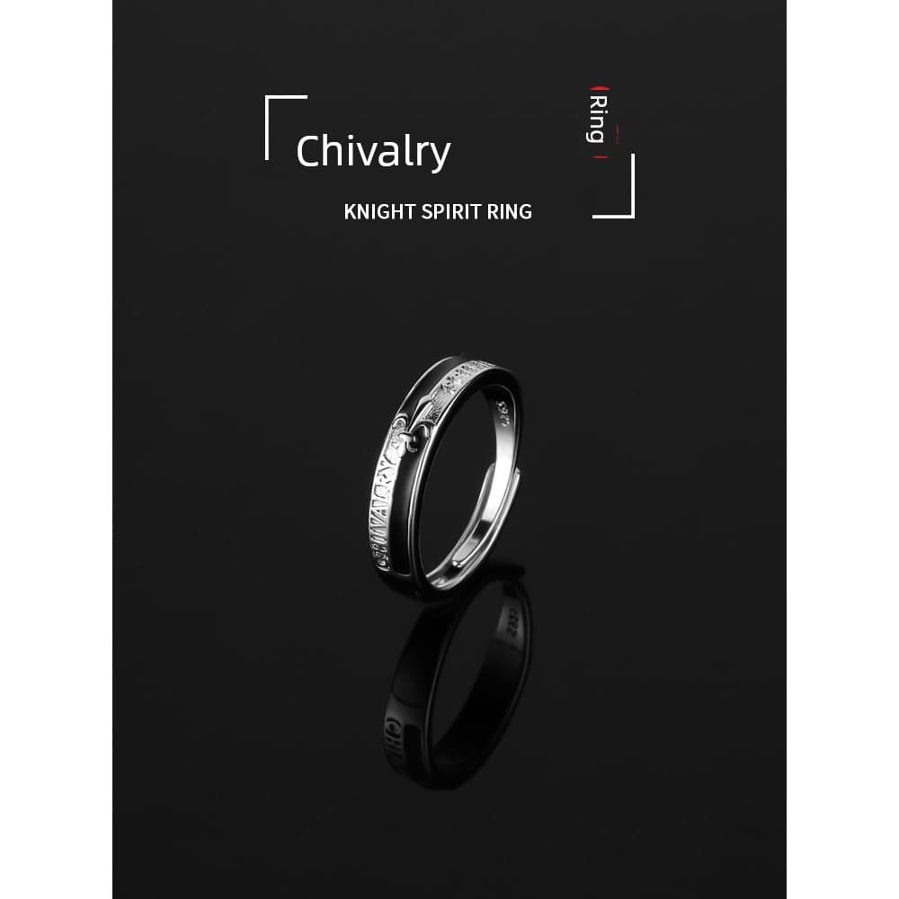 anel de namoro anel Anel masculino estilo Street Wear ins estilo legal nicho Design ajustável anel de dedo indicador mas