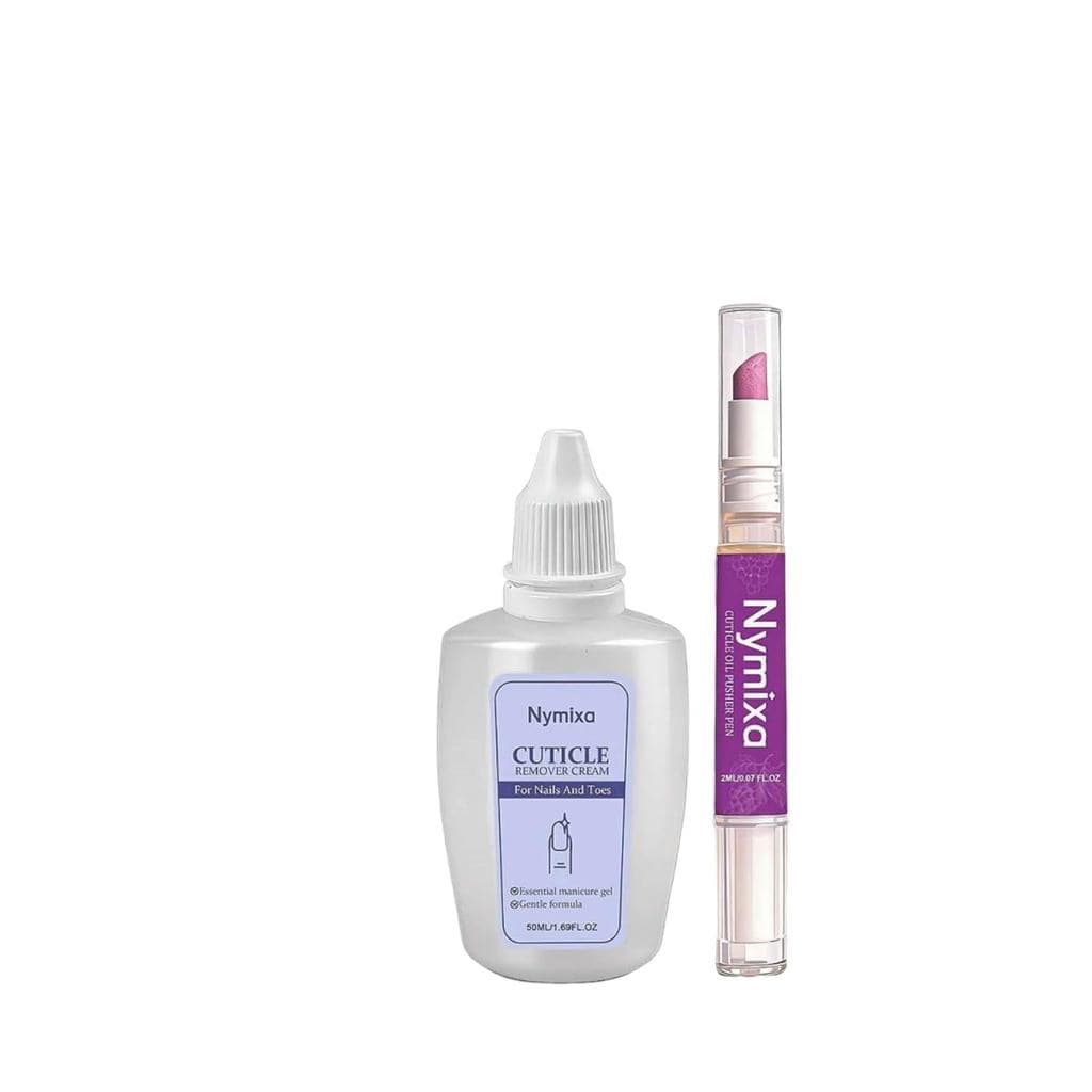 Empurrador de Cutículas de Cerâmica e Caneta de Óleo + Gel Removedor de Cutículas – Kit de Cuidados para Unhas 2 em 1 Su